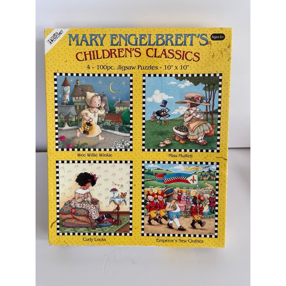 Mary Engelbreit 4 Puzzle Set Brand New